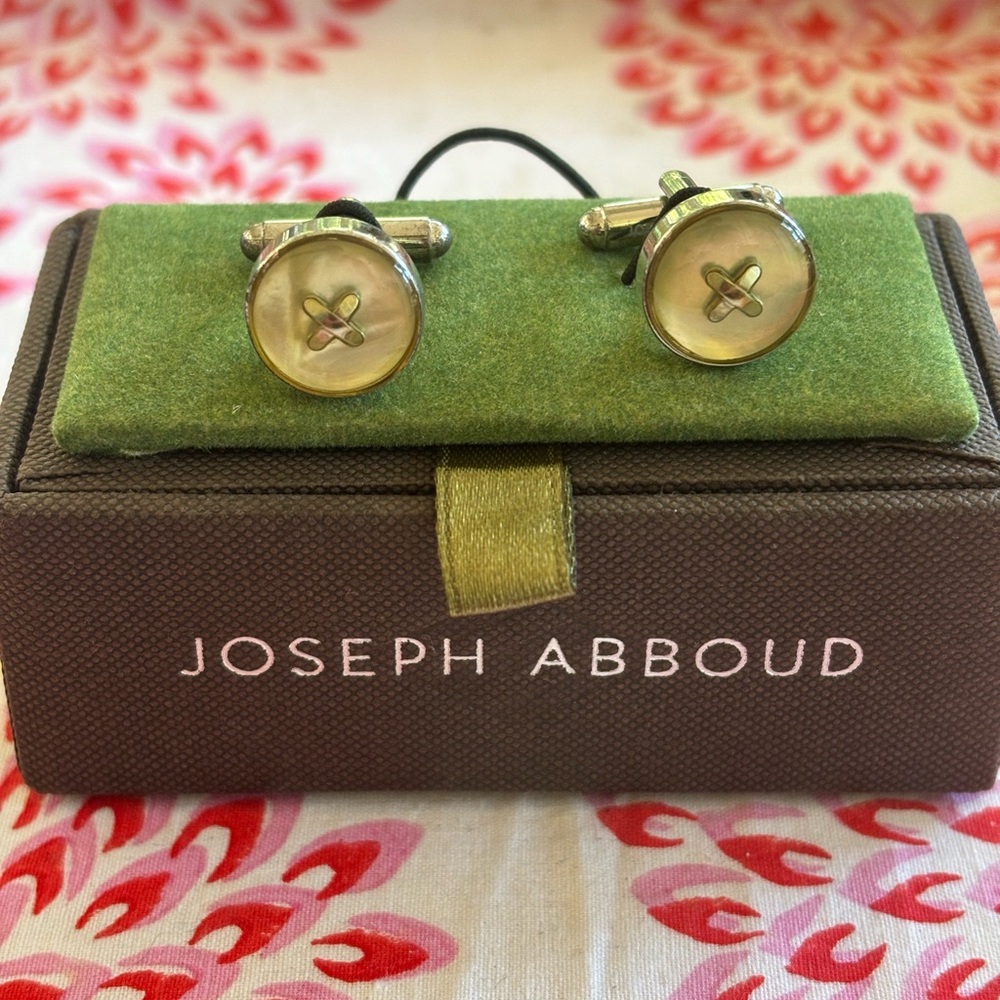 Joseph Abboud Mother of Pearl Cuff Links